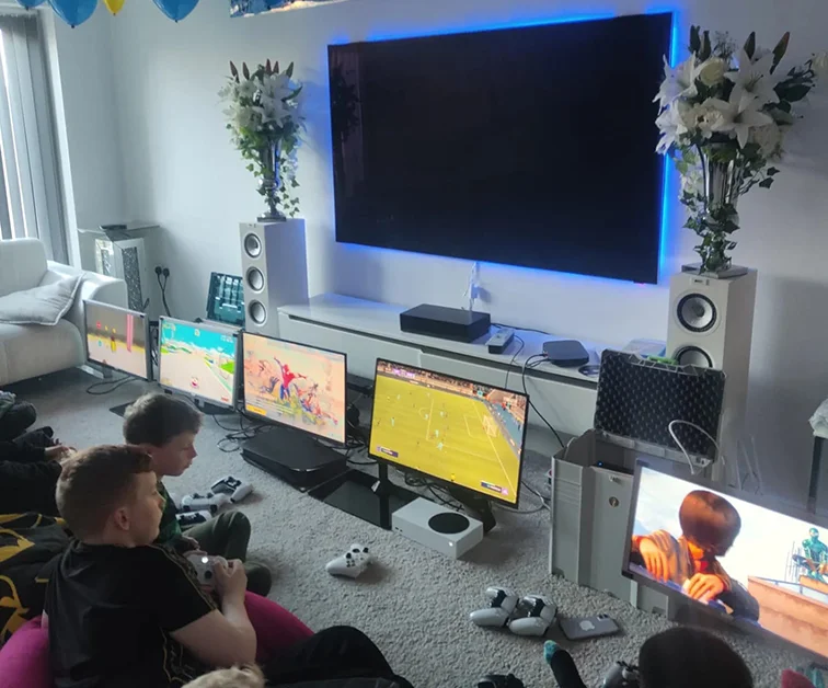 Birthday gaming party in South London